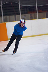 Image showing children speed skating