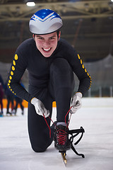 Image showing speed skating