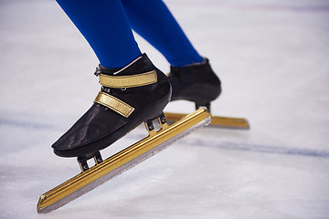 Image showing speed skating