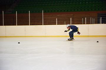 Image showing speed skating