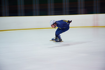 Image showing speed skating