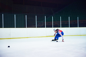 Image showing speed skating