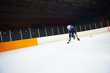 Image showing speed skating