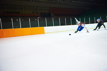 Image showing speed skating