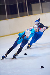 Image showing speed skating