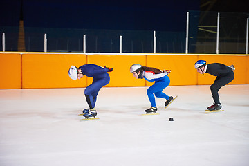 Image showing speed skating