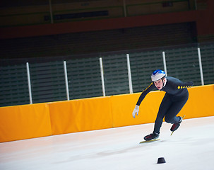 Image showing speed skating