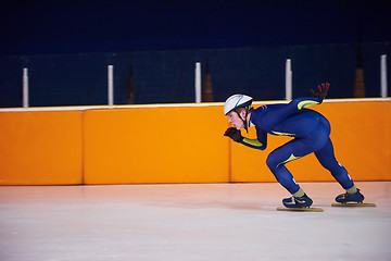 Image showing speed skating