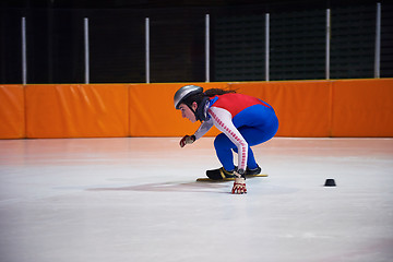 Image showing speed skating