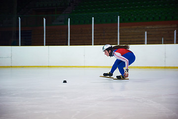 Image showing speed skating