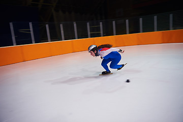 Image showing speed skating