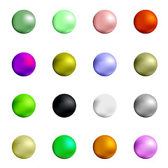 Image showing Colorful Spheres