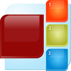 Image showing Three points Blank business diagram illustration