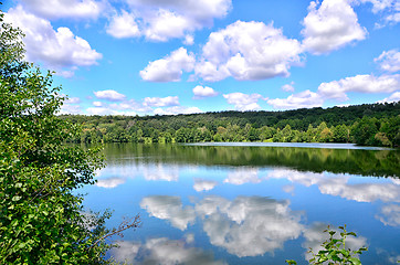 Image showing Summer landscape with a river