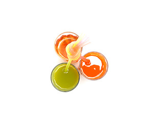 Image showing glasses of juices