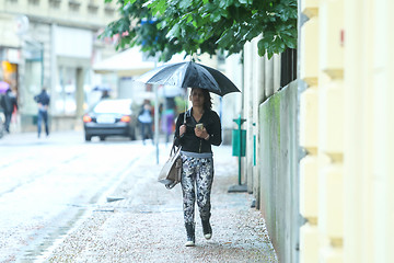 Image showing Woman on street