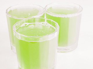 Image showing Green apple juice