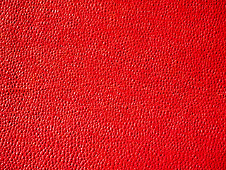 Image showing Retro look Red leatherette background