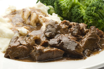 Image showing beef pot roast with vegetables