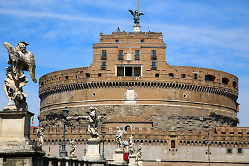 Image showing Castel Sant\' Angelo in Rome, Italy 