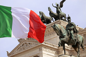 Image showing Vittorio Emanuele in Rome, Italy
