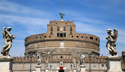 Image showing Castel Sant\' Angelo in Rome, Italy 