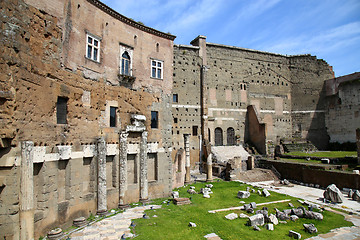 Image showing The Forum of Augustus in Rome, Italy