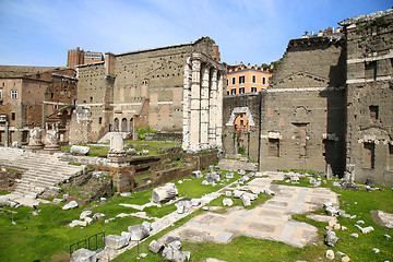 Image showing The Forum of Augustus in Rome, Italy