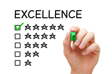 Image showing Excellence Rating Concept