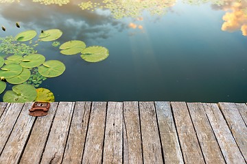 Image showing Peaceful place at the pond