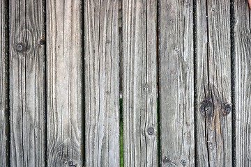 Image showing wooden fence closeup photo