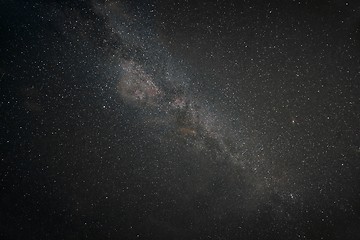 Image showing Night sky with stars