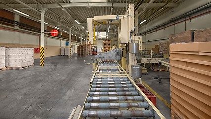 Image showing Conveyor belt in factory