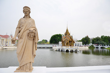 Image showing Bang Pa-In Royal Palace in Ayutthaya, Thailand.