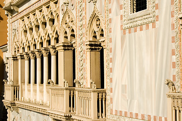 Image showing Venetian Style Balcony Columns