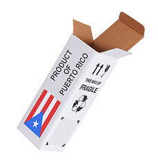 Image showing Concept of export - Product of Puerto Rico