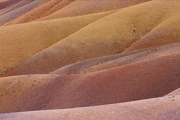 Image showing terre colorate in mauritius