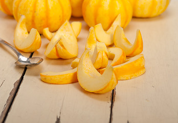 Image showing fresh yellow pumpkin