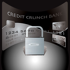 Image showing credit card lock