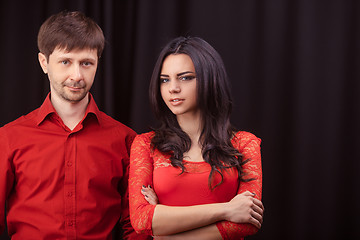 Image showing Married couple in studio