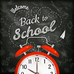 Image showing Welcome back to school. EPS 10