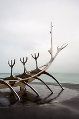 Image showing The Sun Voyager in Reykjavik, Iceland