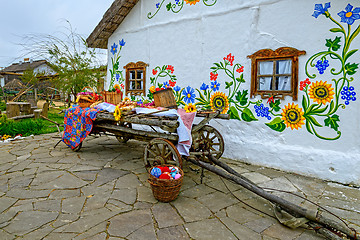 Image showing Painted hut