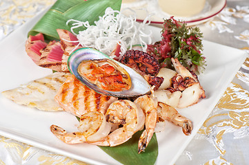 Image showing seafood mix