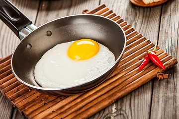 Image showing fried eggs