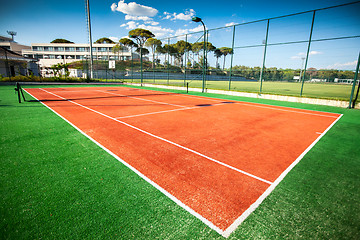 Image showing tennis court