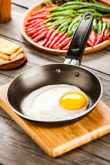 Image showing fried eggs