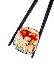 Image showing Sushi Roll on a white background