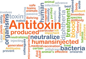 Image showing Antitoxin background concept