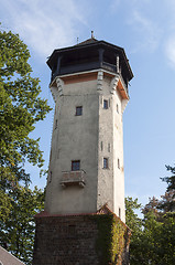 Image showing Karlovy Vary observation tower.